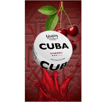 Woreczki nikotynowe CUBA WHITE CHERRY 10,4mg
