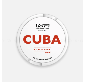 Woreczki nikotynowe CUBA WHITE COLD DRY 16mg