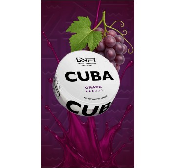 Woreczki nikotynowe CUBA WHITE GRAPE 10,4mg