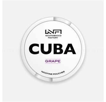 Woreczki nikotynowe CUBA WHITE GRAPE 16mg