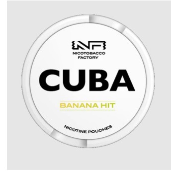 Woreczki nikotynowe CUBA WHITE ICE BANANA HIT 16mg