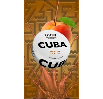 Woreczki nikotynowe CUBA WHITE PEACH 10,4mg