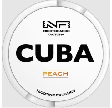 Woreczki nikotynowe CUBA WHITE PEACH 16mg