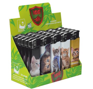 Zapalniczka piezo K-06 oklejka CR